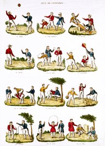 儿童运动会，1810年 作者 法语学校